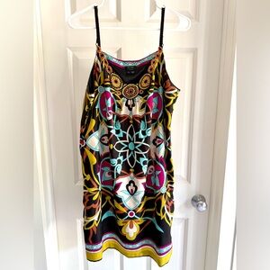 Nicole by Nicole Miller Multicolor Sleeveless Dress Size 8